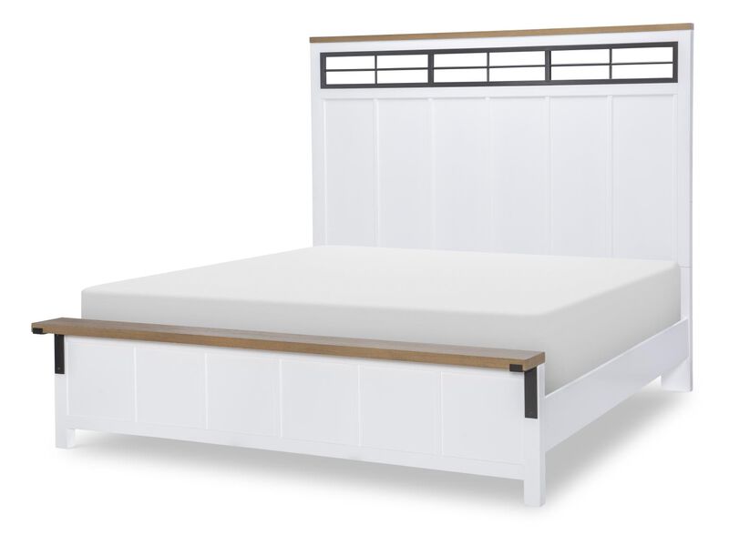 Franklin Two Tone Panel Bed