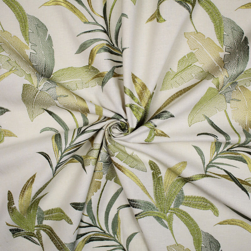 6ix Tailors Fine Linens Renee Palm Green Decorative Throw Pillows