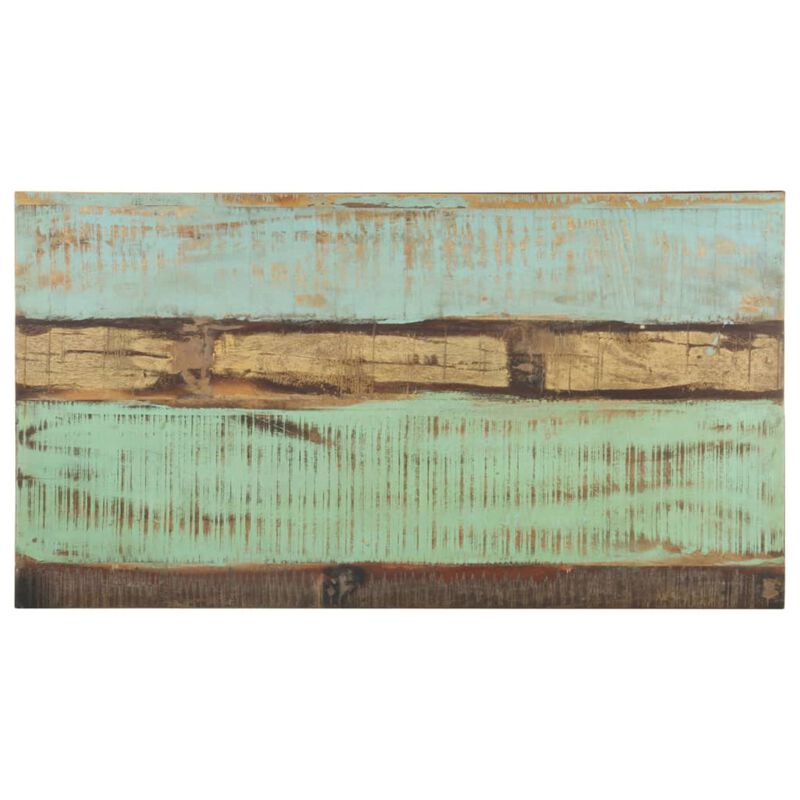 vidaXL Coffee Table 43.3"x23.6"x13.8" Solid Reclaimed Wood