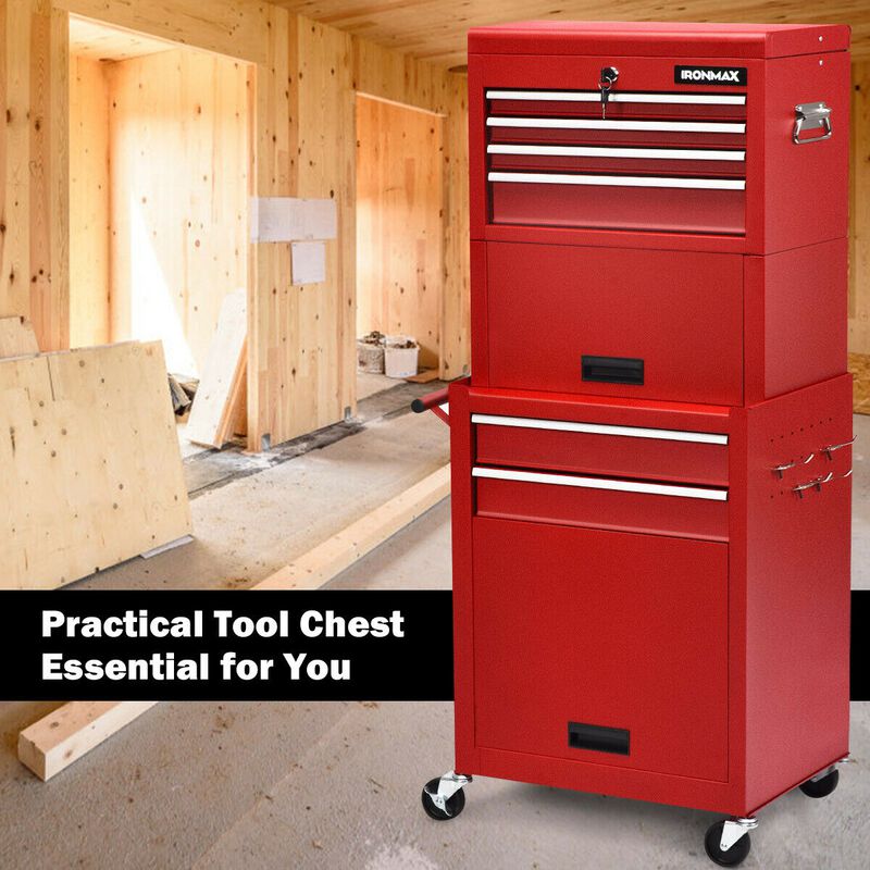 6-Drawer Tool Chest with Heightening Cabinet