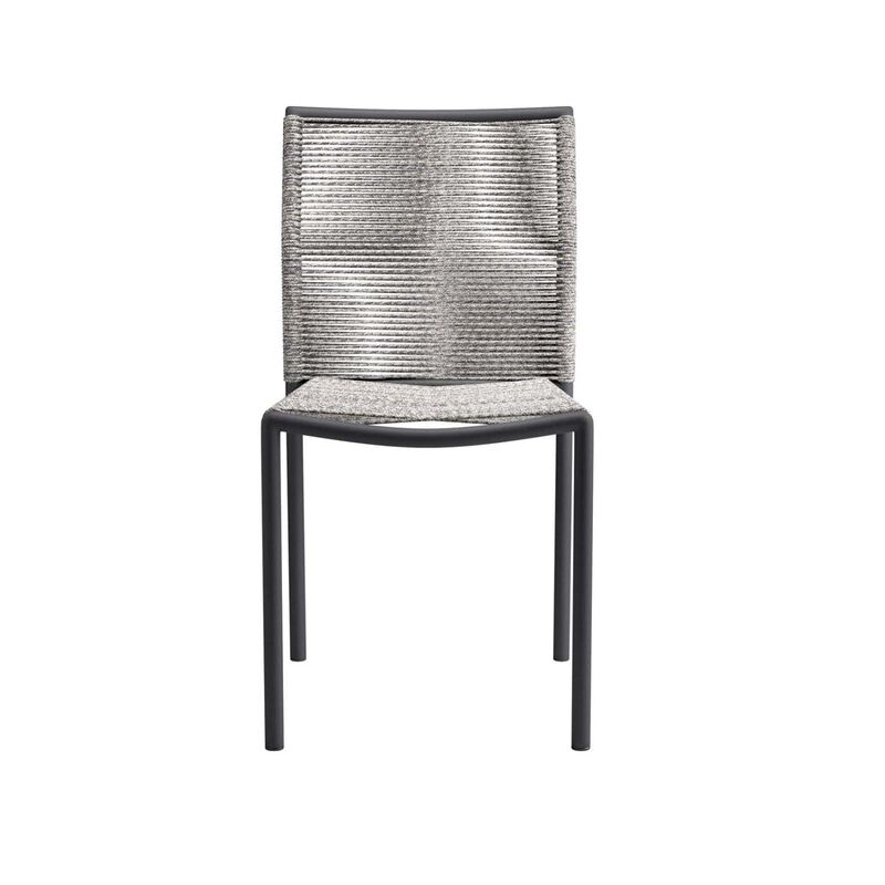 Modway Serenity Aluminum Outdoor Patio Chairs in Light Gray (Set of 2)