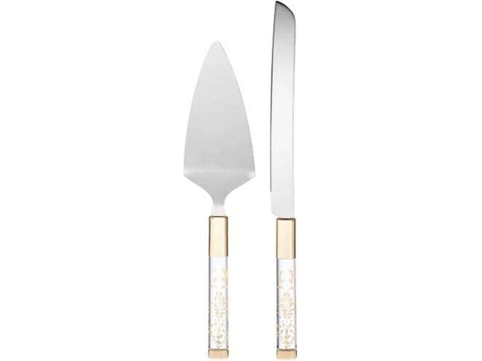 Lenox Opal Innocence Flourish Cake Knife & Server