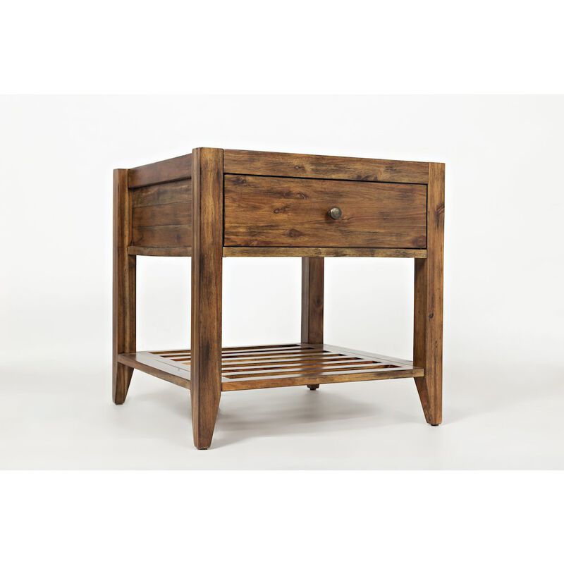 Jofran Beacon Street Modern Essential Solid Wood End Table