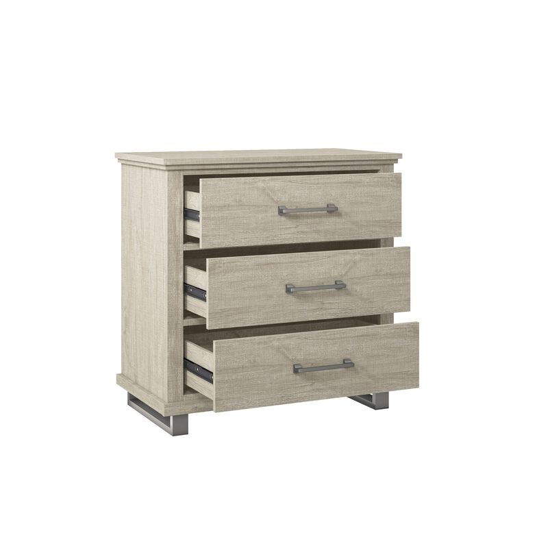 FESTIVO 32" Wide Nightstand with 3 Drawers - Set of 2