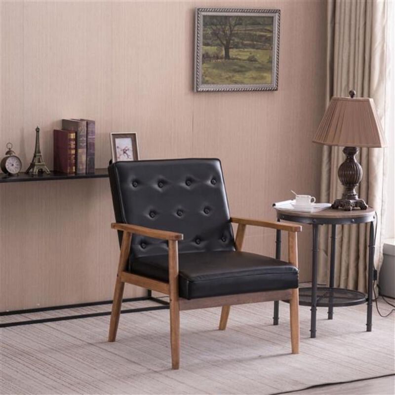 Modern Wooden Single Chair Stylish and Comfortable Seating for Home or Office