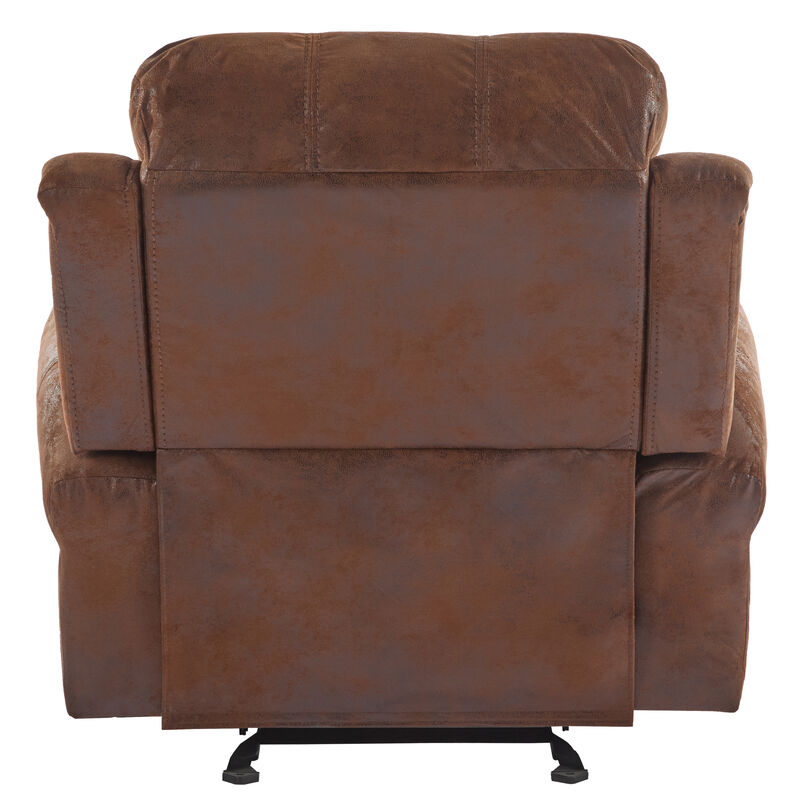 Merax Manual Suede Glider Standard Recliner Chair