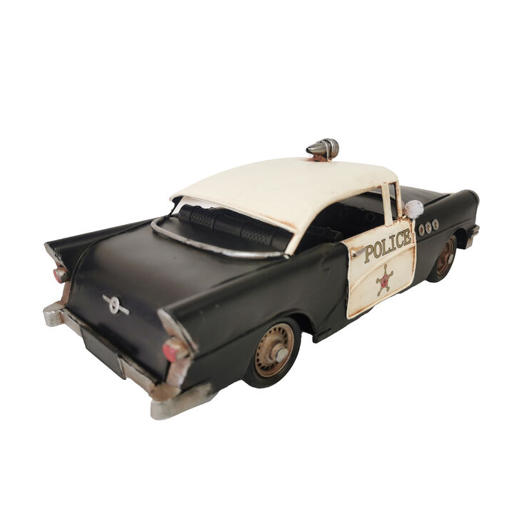 Police Car Metal Model