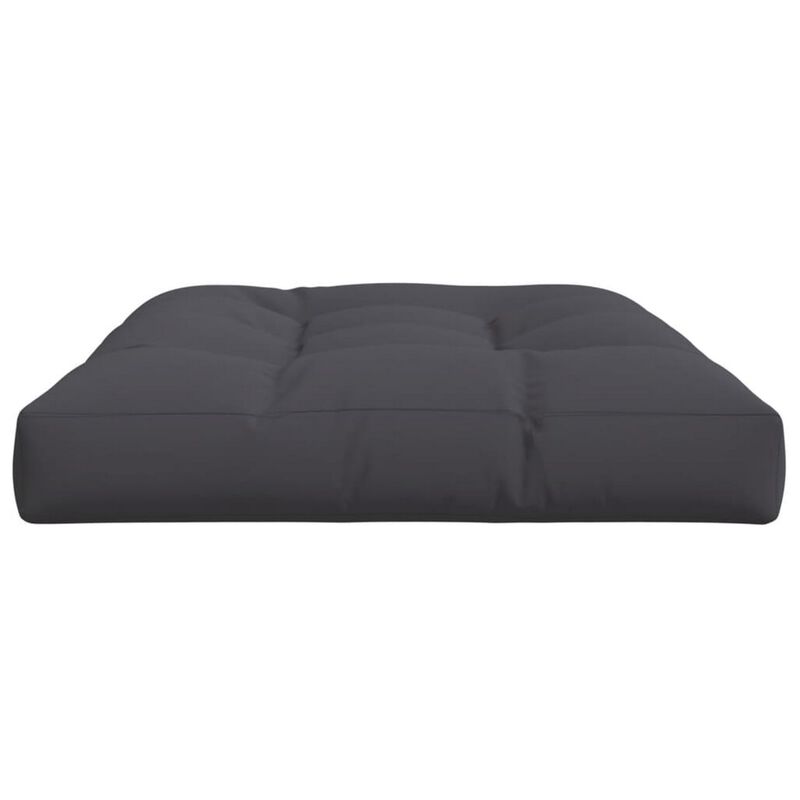 Keya Cushion for Bench, 31x47, Tufted Stitched Gray Outdoor Fabric - Benzara