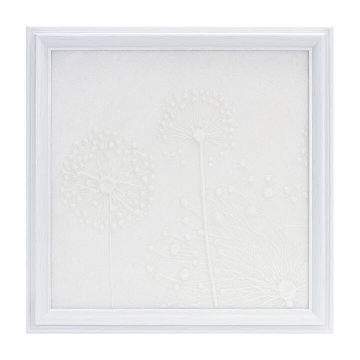 Dandelion Plaque – Elegant Wall Décor for Home and Garden with Nature-Inspired Design