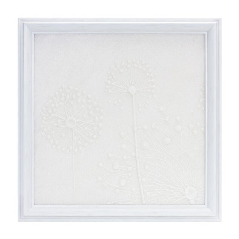 Dandelion Plaque – Elegant Wall Décor for Home and Garden with Nature-Inspired Design