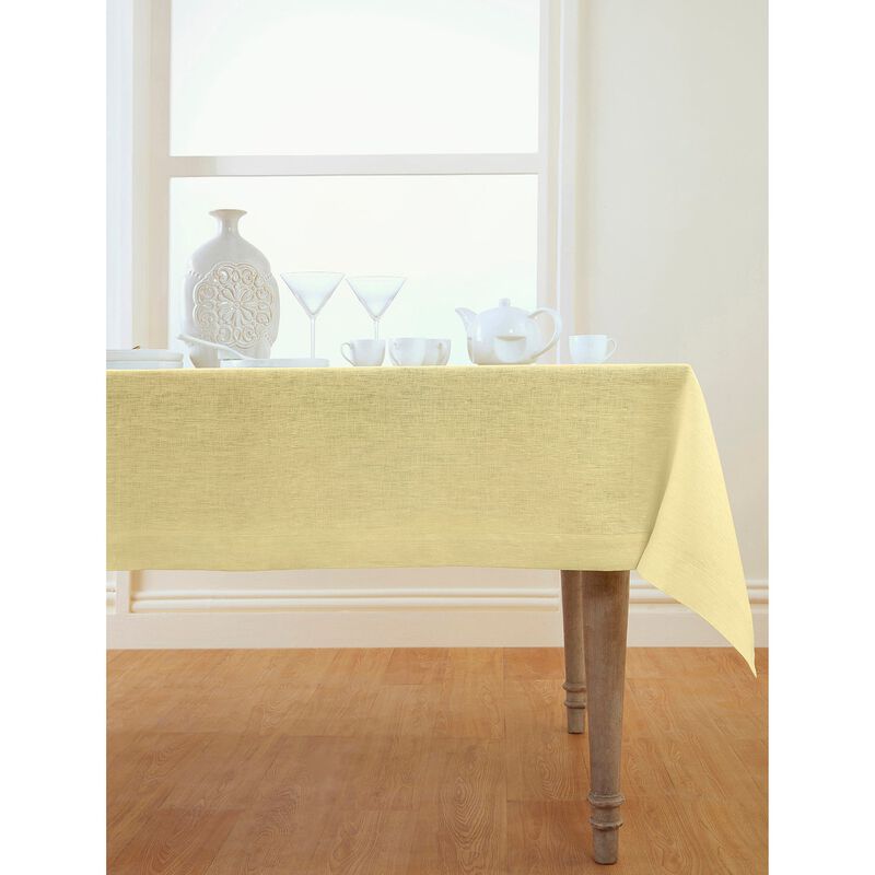 Solino Home 100% Pure Linen Tablecloth | Athena for Spring and Easter