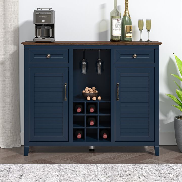 FESTIVO Elegant Wine Cabinet with Built-in wine rack