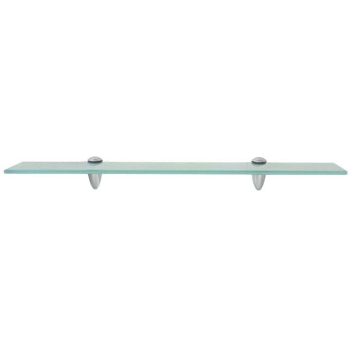 vidaXL Floating Shelf Glass 23.6"x3.9" 0.3"