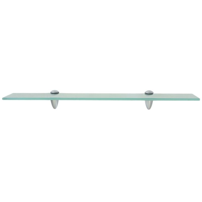 vidaXL Floating Shelf Glass 23.6"x3.9" 0.3"
