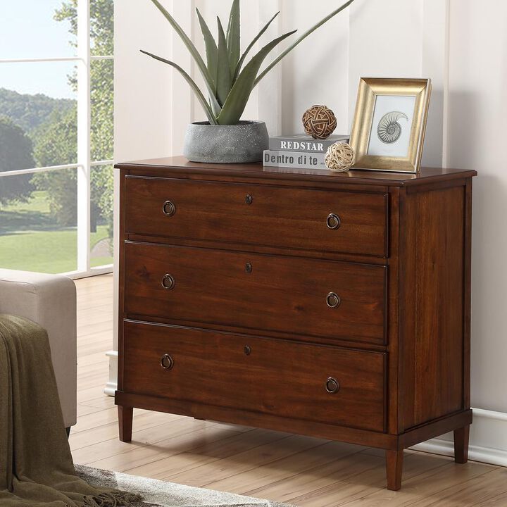 Comfort Pointe Cambridge Brown 3 Drawer Dresser