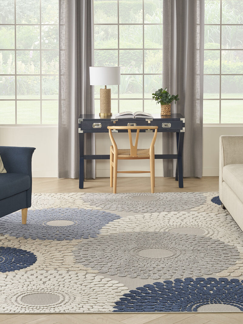 Aloha ALH29 Blue/Gray 6' x 9' Rug
