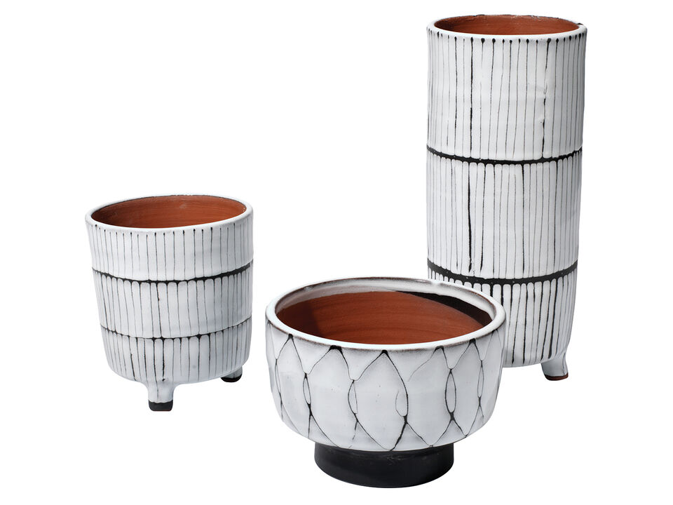 Striae Vessels Set of 3