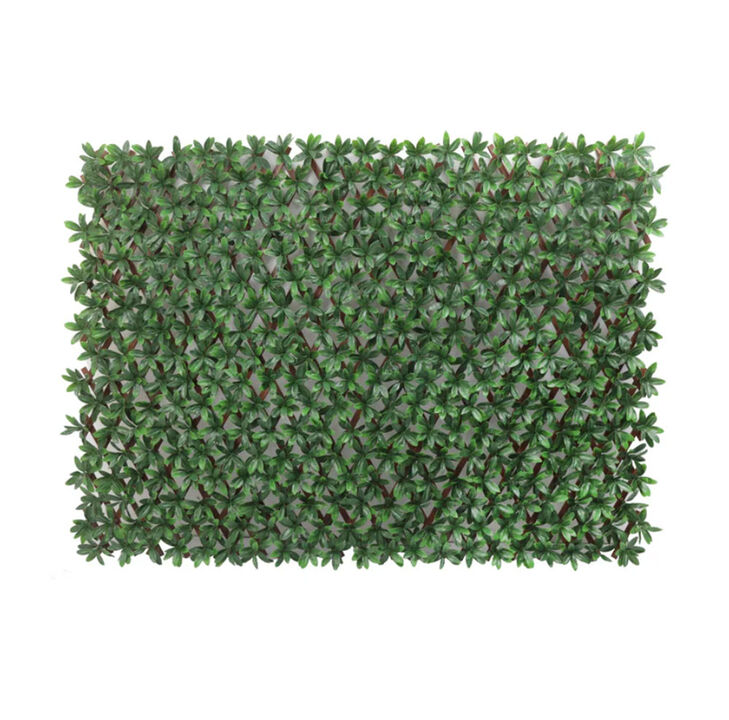Expandable Faux English Laurel Trellis Privacy Fence (Variable Size) UV Resistant - 72" x 36"