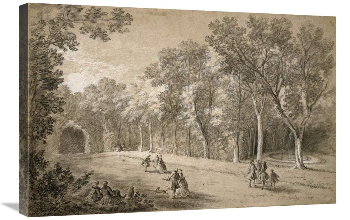 Park Scene-Canvas Art-30x20