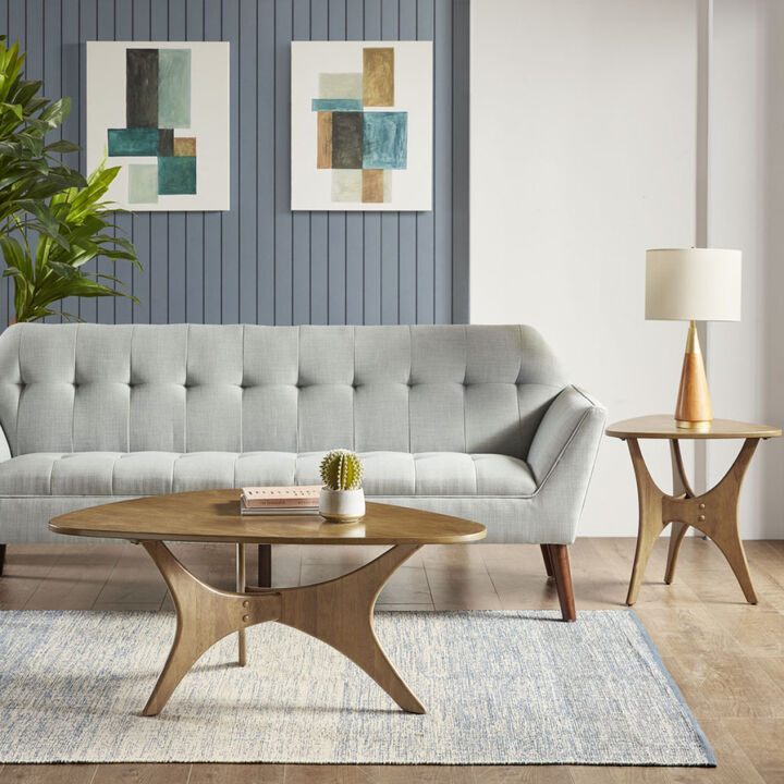 Blaze Triangle Wood Coffee Table