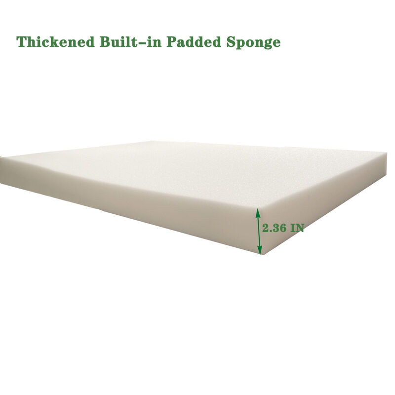 2 Pieces Set Outdoor Lounge Chair Cushion Replacement Patio Furniture Seat Cushion Chaise Lounge