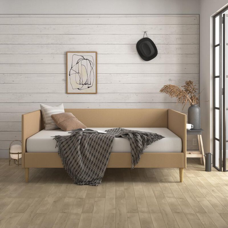 Atwater Living Francis Mid Century Daybed, Full, Tan Linen