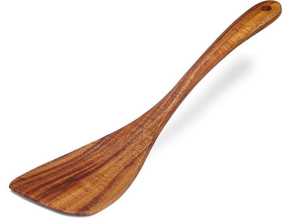 Jilla-hla Wooden Spatula Wooden Turner Acacia Wood