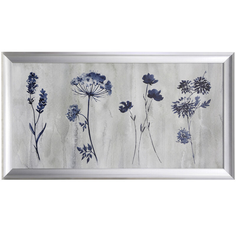 Indigo Row Framed Print