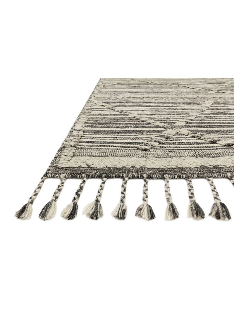 Iman IMA01 Ivory/Charcoal 9'6" x 13'6" Rug