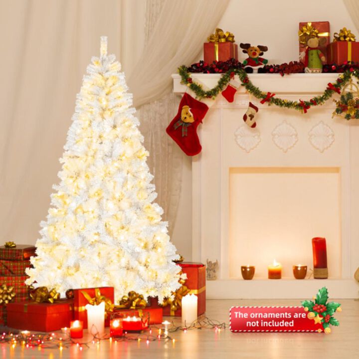 Warm White Christmas Tree 8 Modes, 2008 Branches, Lush & Festive Holiday Décor