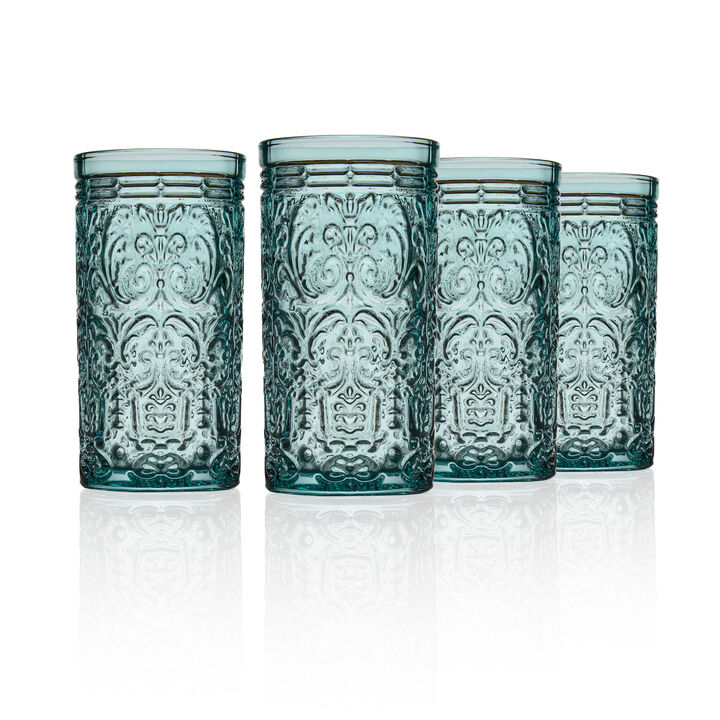 Jax Seafoam Highball, Set of 4 Jax Seafoam Highball, Set of 4
