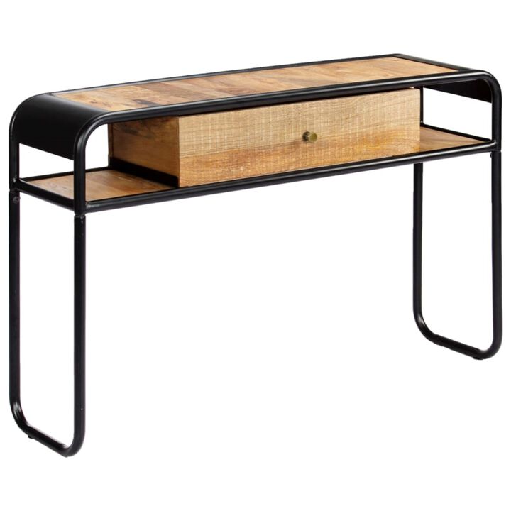 vidaXL Console Table 46.5"x11.8"x29.5" Solid Mango Wood