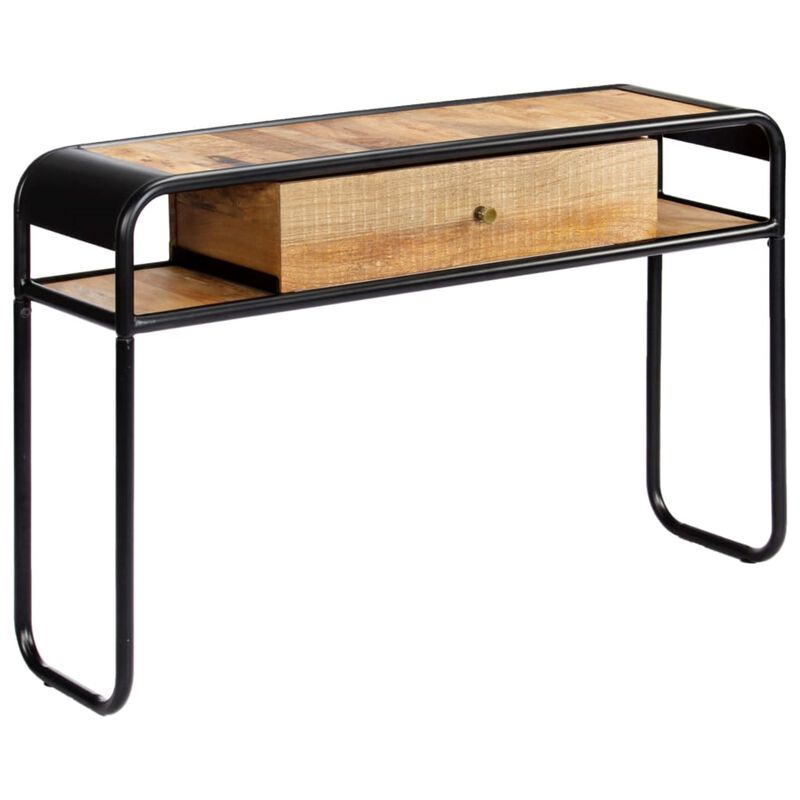 vidaXL Console Table 46.5"x11.8"x29.5" Solid Mango Wood