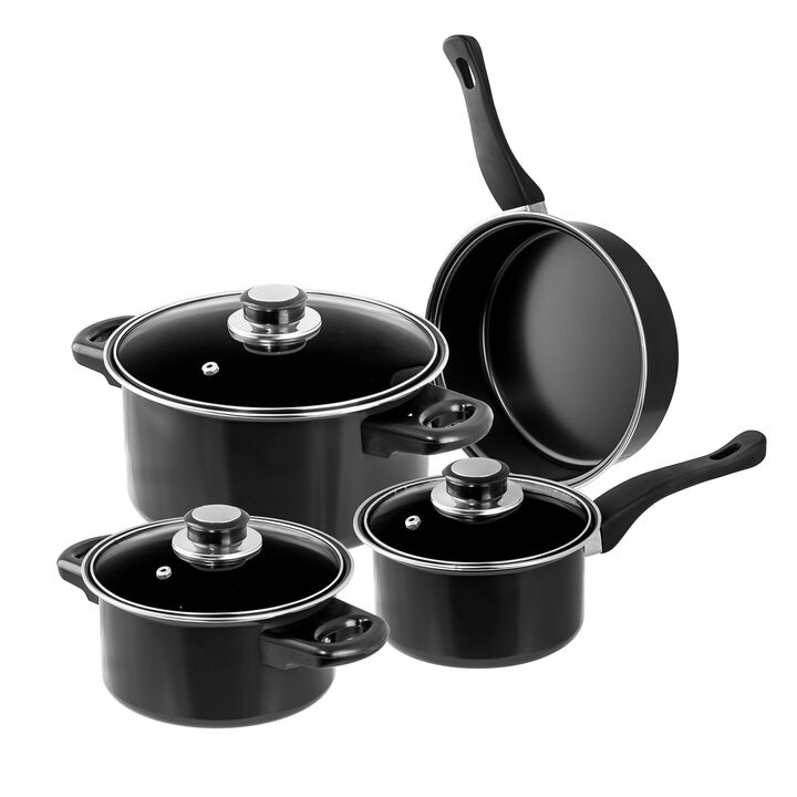 7 Piece Carbon Steel Nonstick Petite Cookware Set