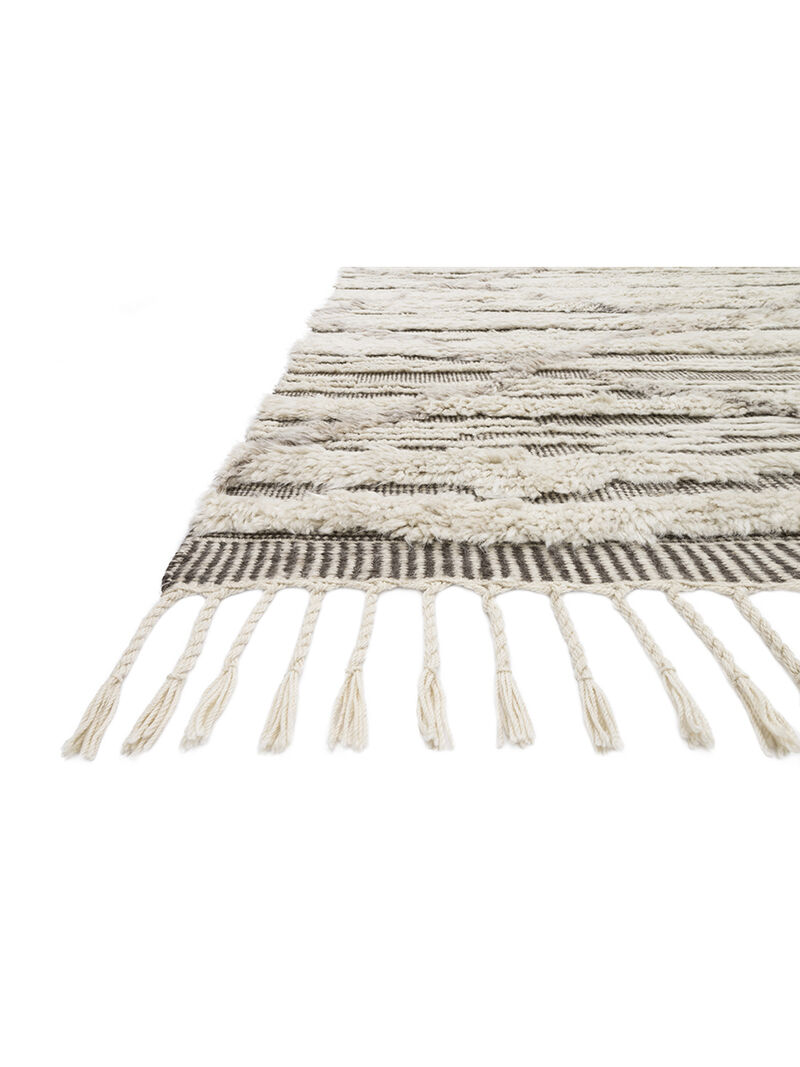 Khalid KF07 Ivory/Taupe 4' x 6' Rug