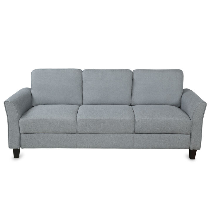 3-Seat Sofa Living Room Linen Fabric