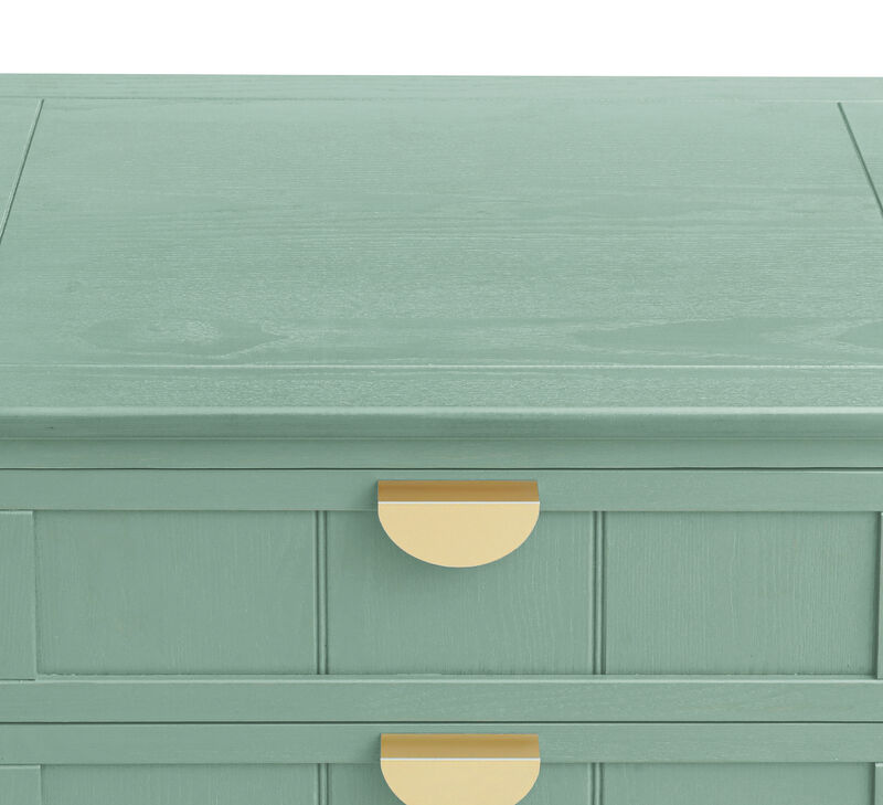 2 Drawer Side table,American style, End table,Suitable for bedroom, living room