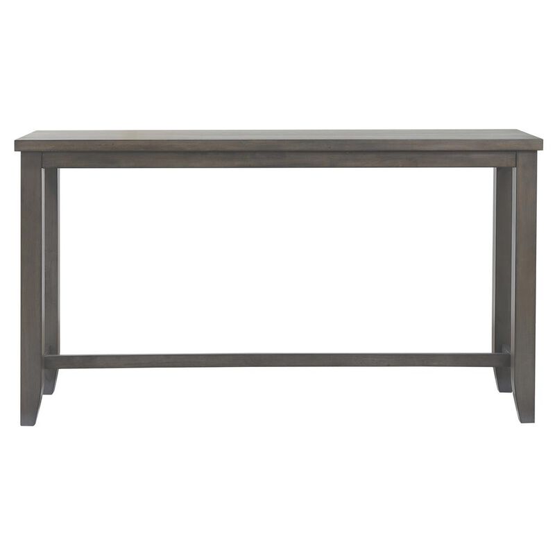 Sunset Trading Shades of Gray 65 Rectangular Narrow Pub Table