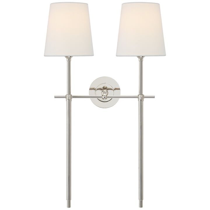 Bryant Lrg Double Tail Sconce