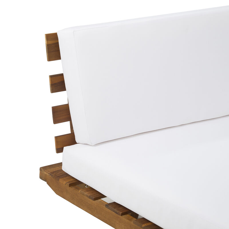 Merax Outdoor Patio Sofa  with  1 Coffee Table Set
