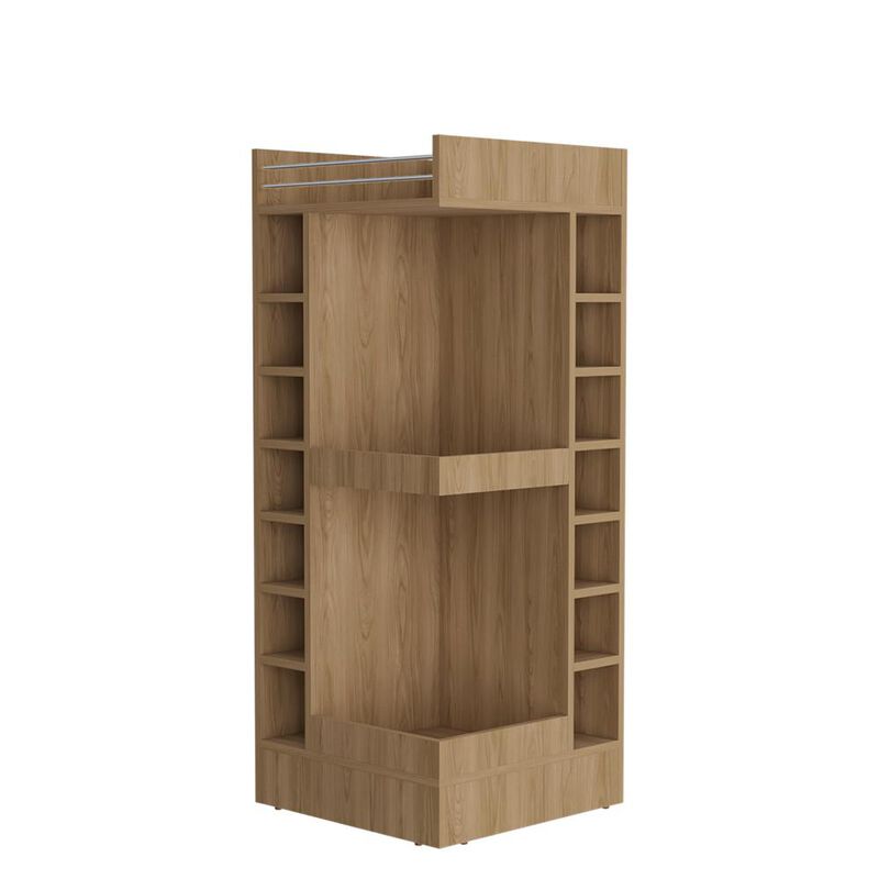 Glen Lyon Bar Cabinet, Living Room, Light Pine