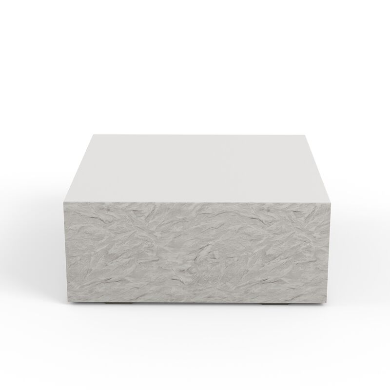 Antique Stone Square Coffee Table