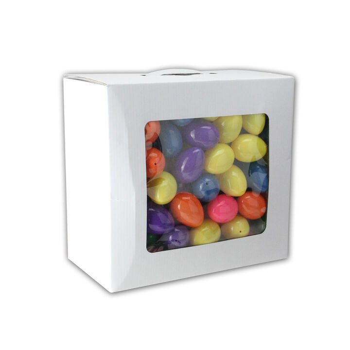 Pack of 150 Vibrantly Colored Springtime Easter Egg Decorations 2.5"