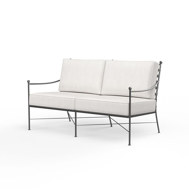 Provence Loveseat in Canvas Flax w/ Self Welt