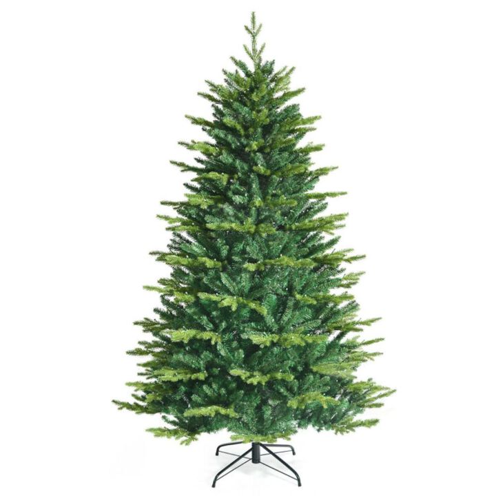 Hivvago Pre-lit Artificial Hinged Christmas Tree with APP Controlled LED Lights
