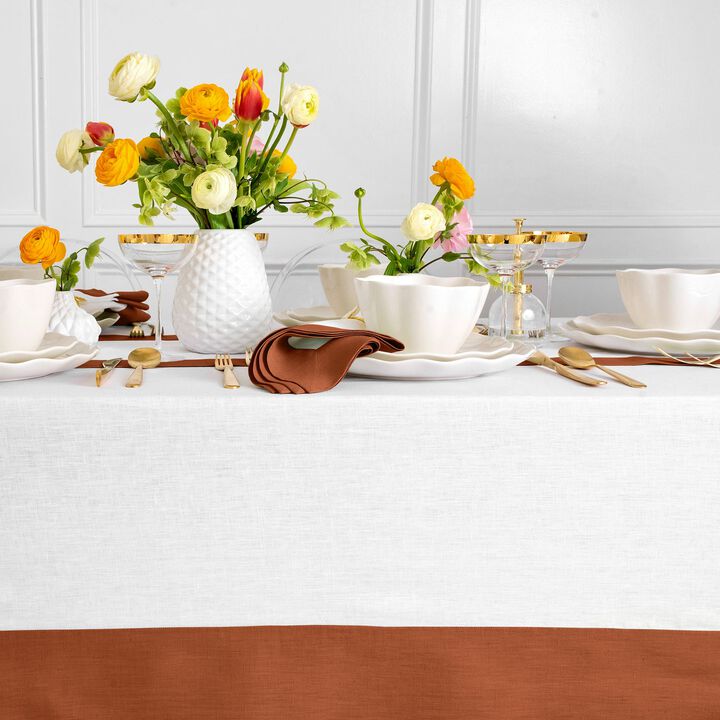 Solino Home 100% Pure Linen Tablecloth | Contempo