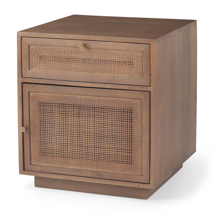 Grier Brown Accent Table