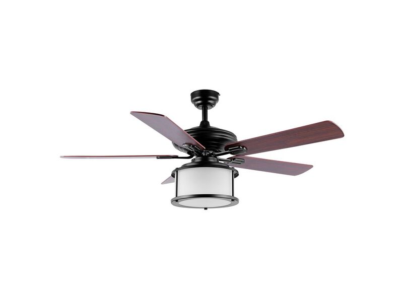 Brantley 2-Light Bohemian Farmhouse Iron LED CEILING FAN
