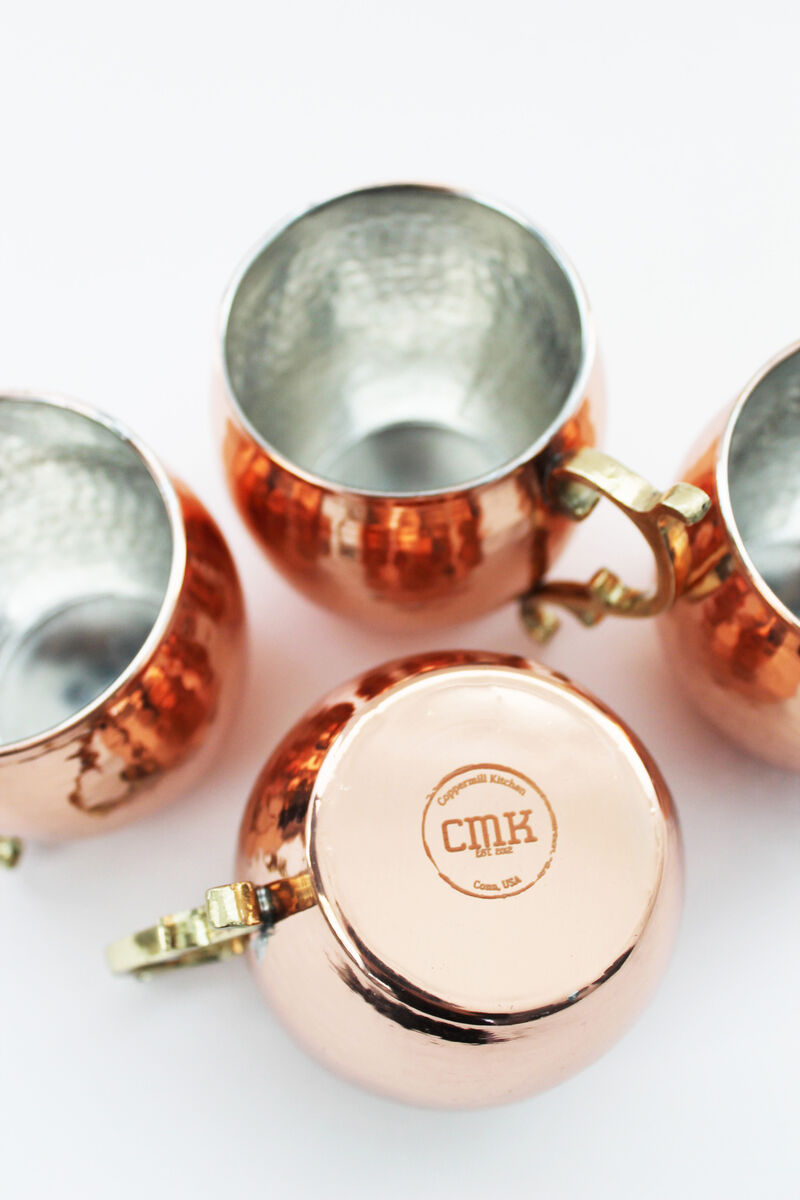 Coppermill Kitchen Vintage Inspired Mule Mugs Set/4