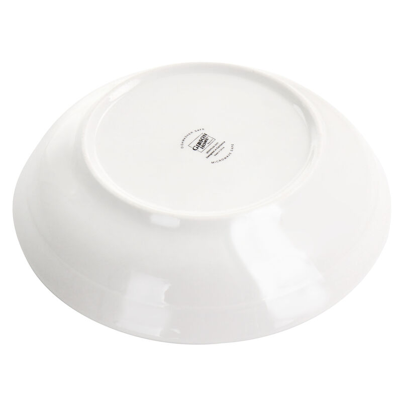Gibson Home Tijuana 5 Piece Fine Cermic Pasta Bowl Set in White and Multi